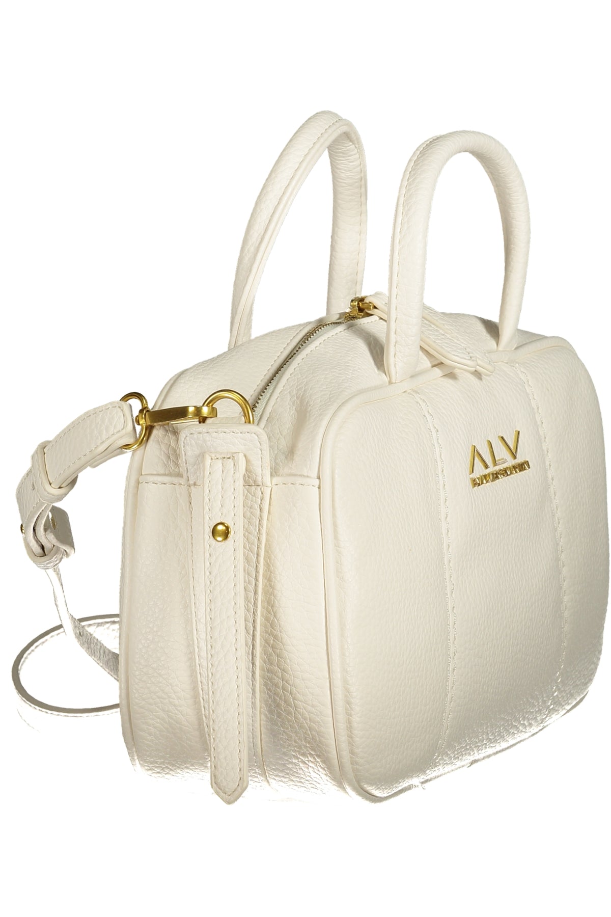 Alv By Alviero Martini Diana Boston Bag - White