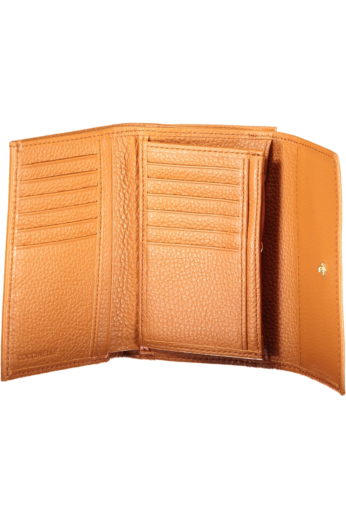 Coccinelle Metallic Soft Wallet - Orange