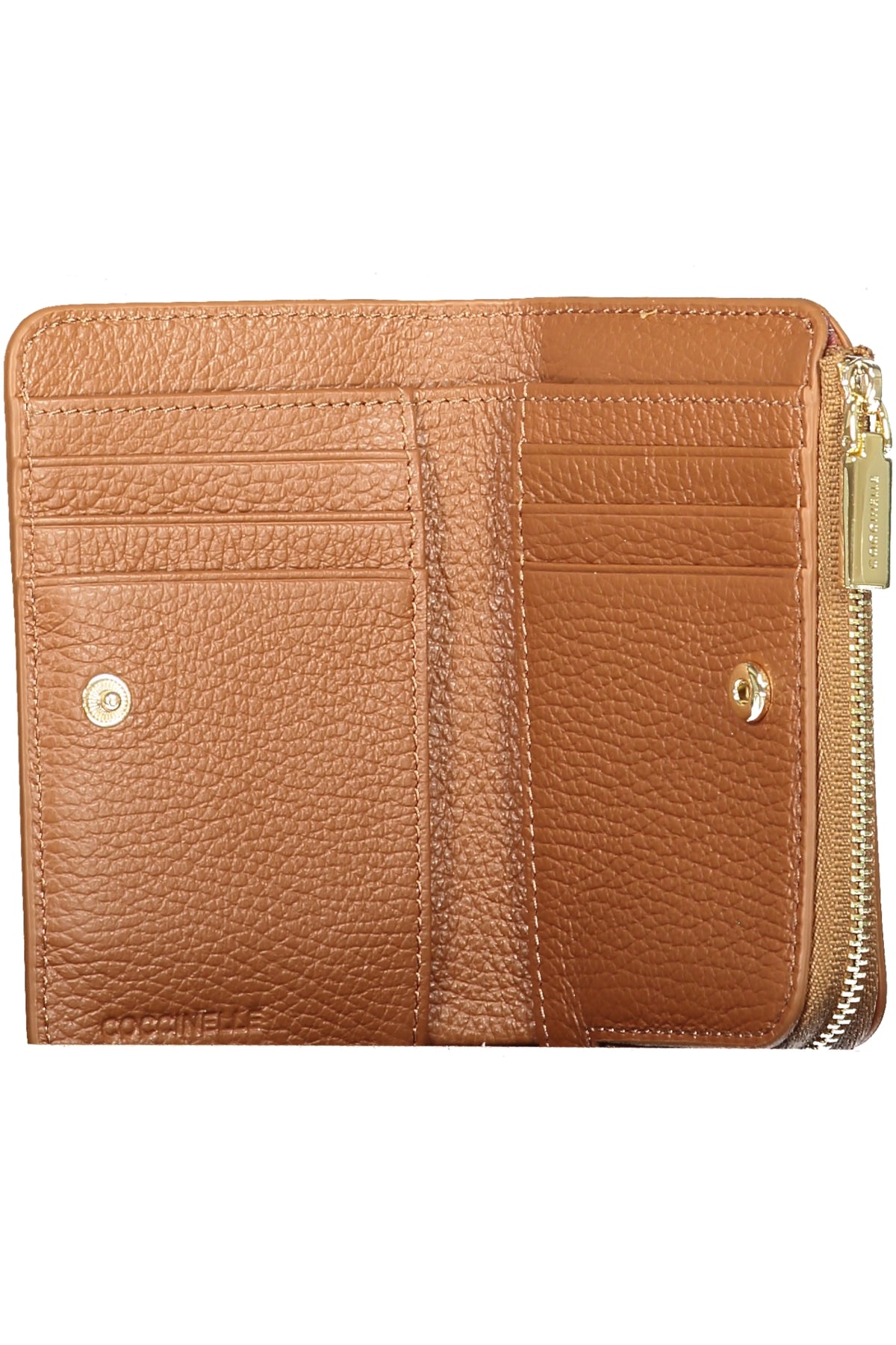 Coccinelle Metallic Soft Wallet - Brown