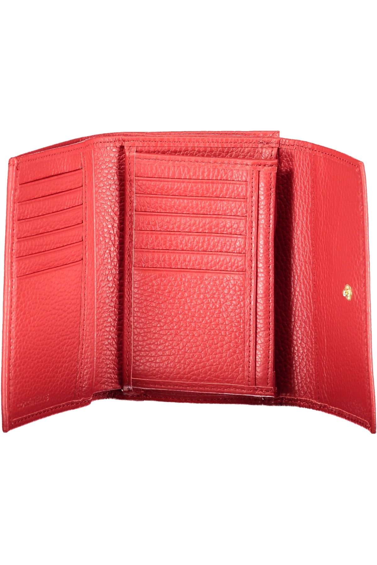 Coccinelle Metallic Soft Wallet - Red