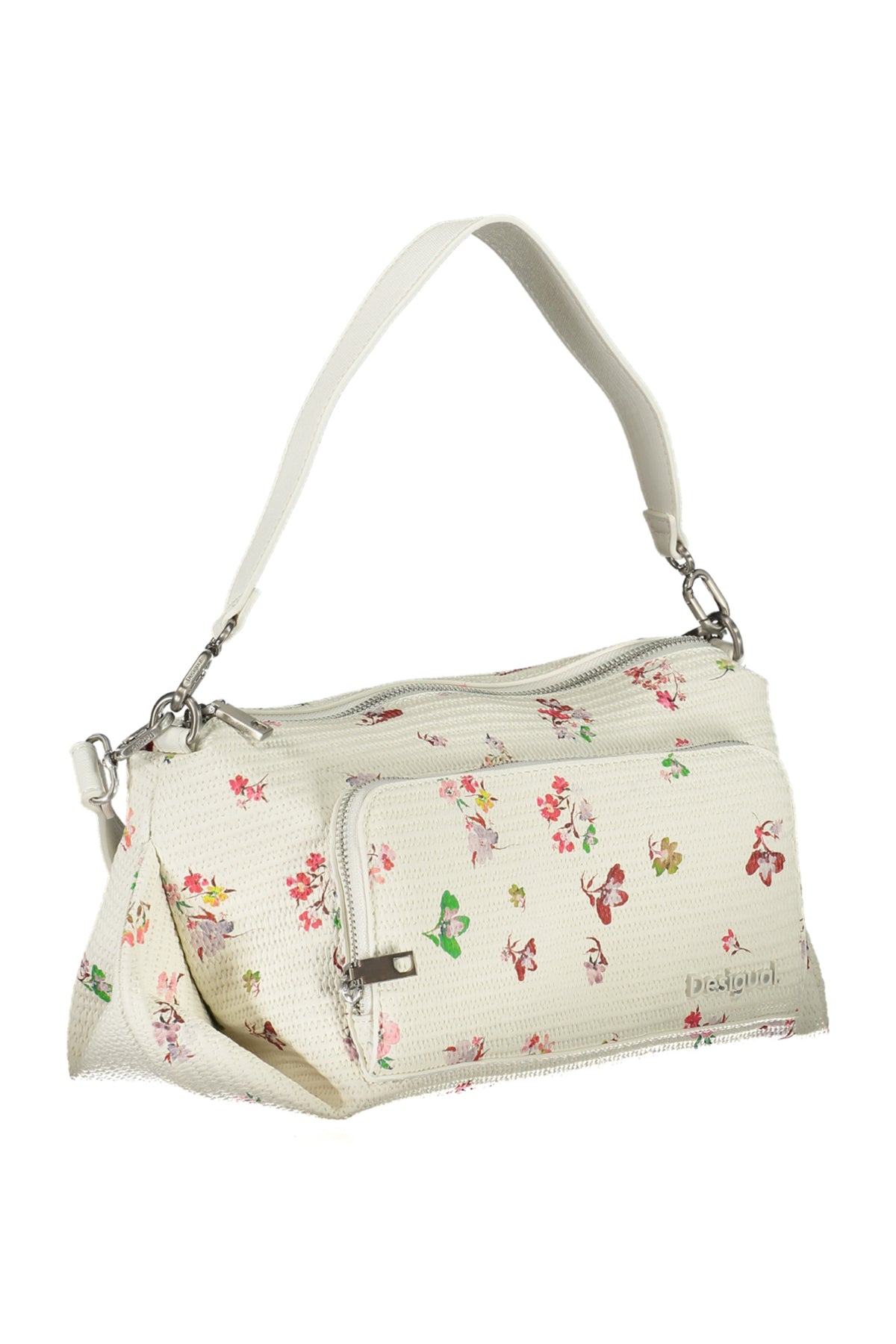 Desigual Patterned Bag - White