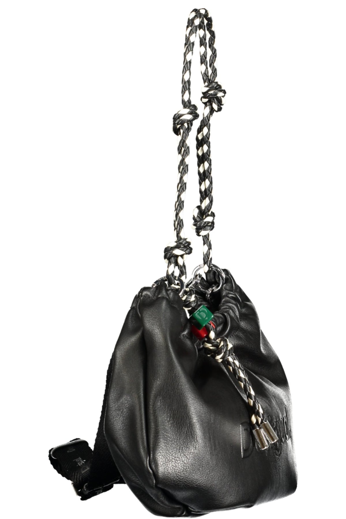 Desigual Half Logo Waverly Bag with 1 removable shoulder handle - Black