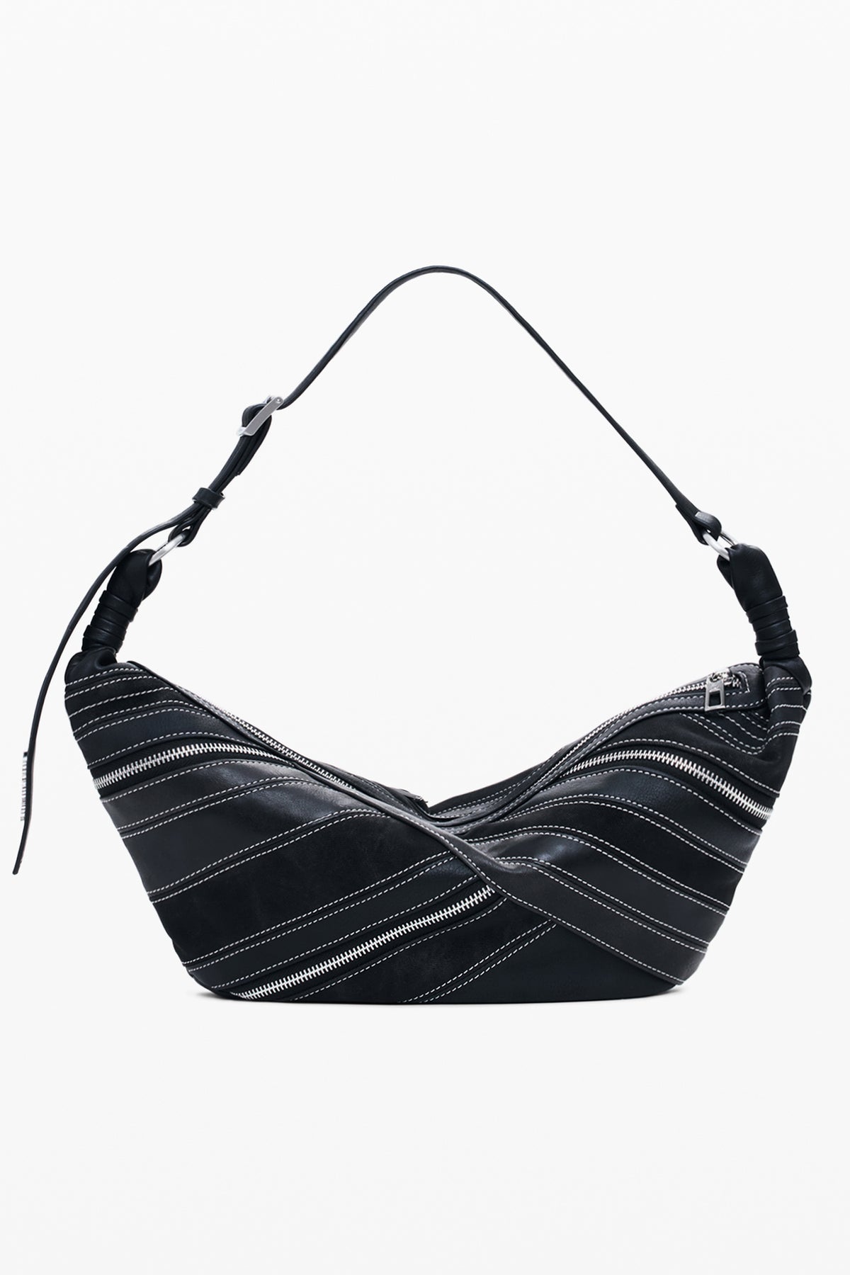 Desigual Fibonacci Munster 2.0 Bag with 1 adjustable shoulder handle - Black