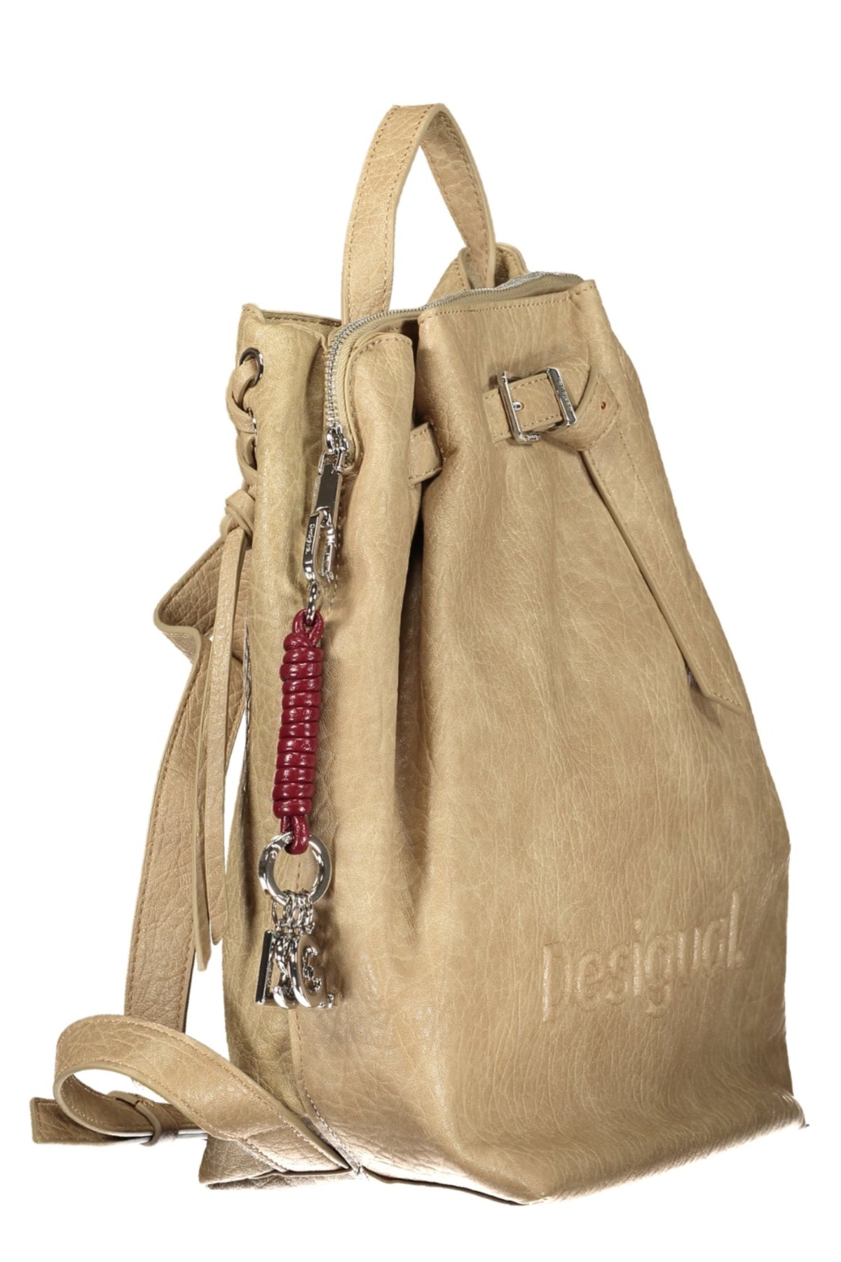 Desigual Half Logo Luena Backpack - Beige