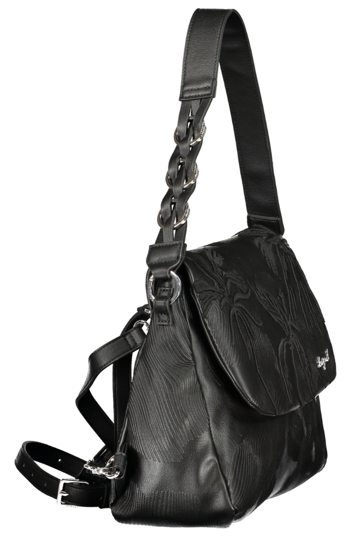 Desigual Convertible Backpack Bag - Black