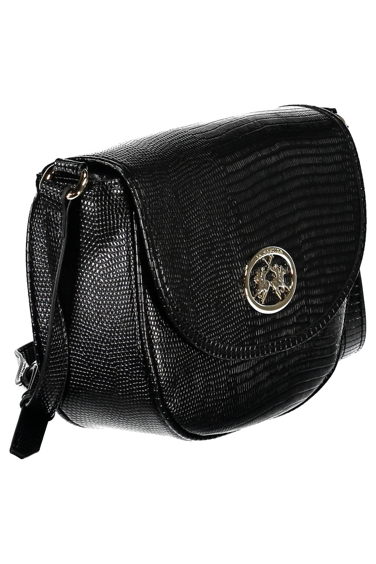 La Martina Crossbody Bag with adjustable strap - Black