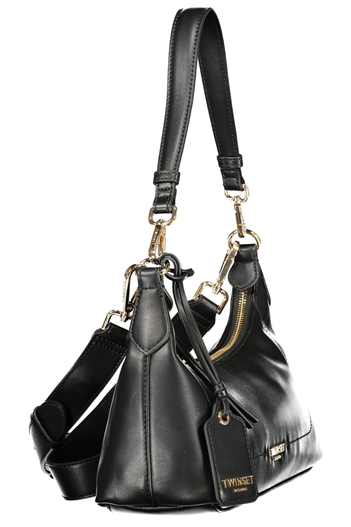 Twinset Bag with 1 removable shoulder handle - Black