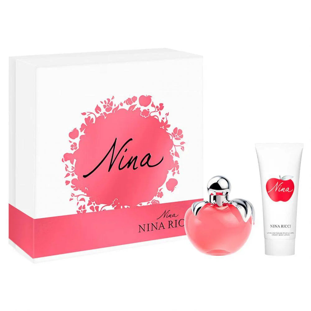 Nina Ricci Nina Eau De Toilette Recargable 80ml Creamy Loción Corporal 75ml