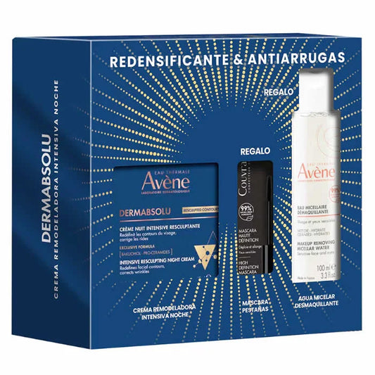 Avene DermAbsolu Intensive Night Cream 40ml Set 3 Pieces
