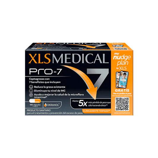 Xls Medical Pro-7 Nudge 180 Capsules