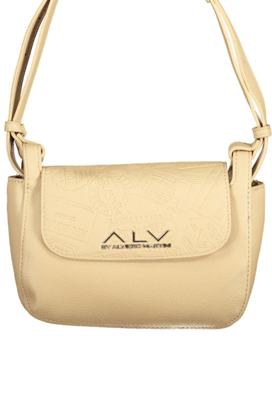 Alv By Alviero Martini Fergy Flap Bag - Beige