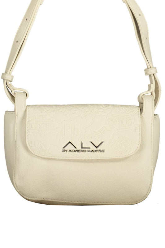 Alv By Alviero Martini Fergy Hobo Large Bag - White