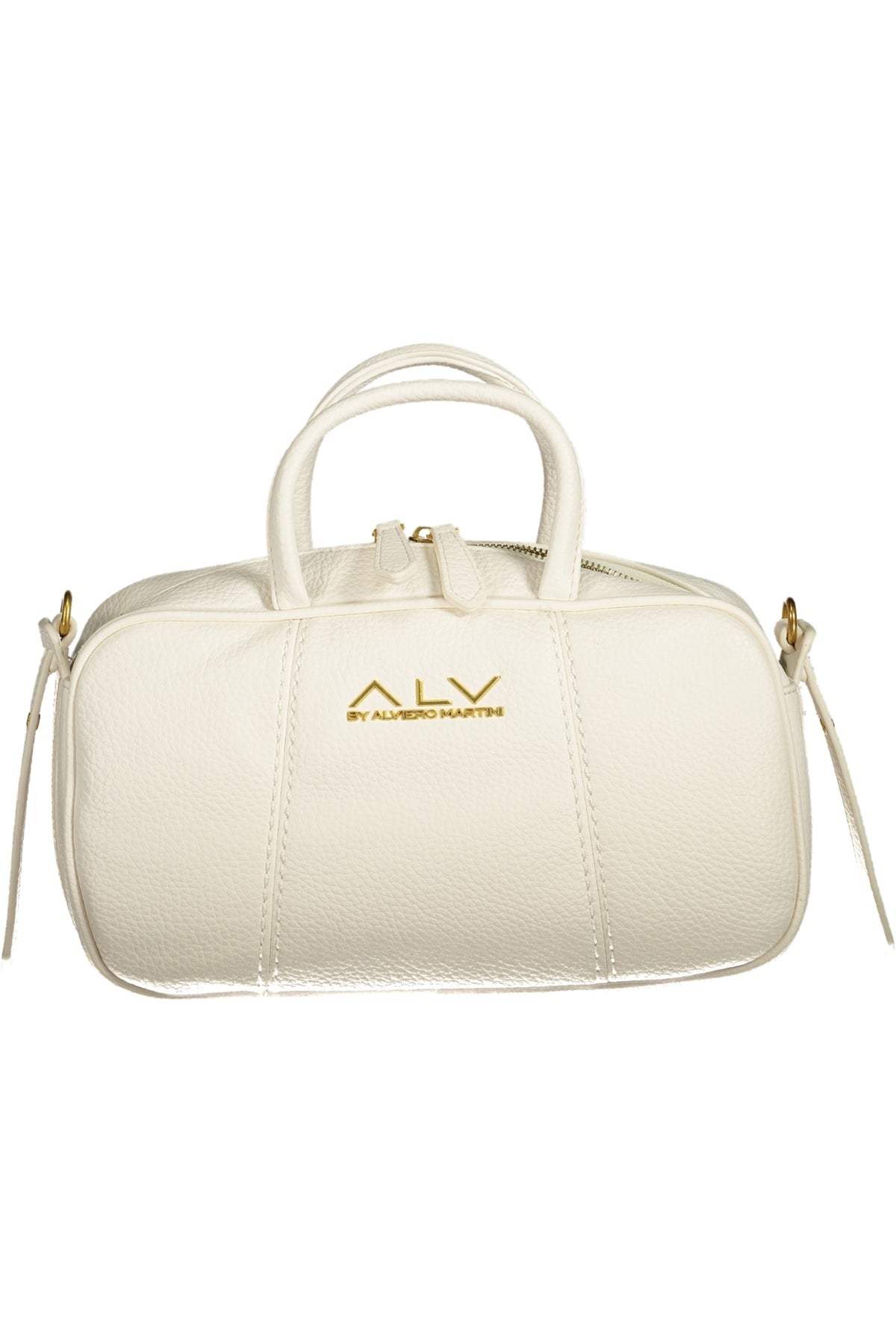 Alv By Alviero Martini Diana Boston Bag - White
