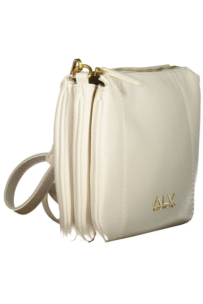 Alv By Alviero Martini Diana 3 Compartment Bag - White