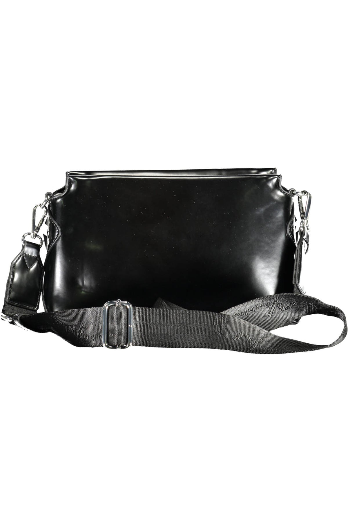 Byblos Crossbody Bag with adjustable and removable strap - Black