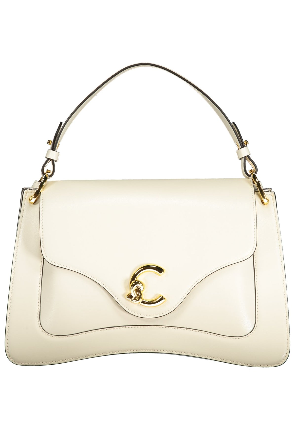 Coccinelle C-Me Calf Bag - White