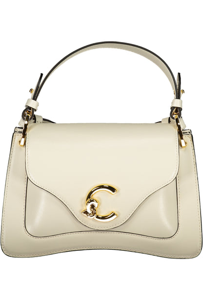 Coccinelle C-Me Calf Bag - White