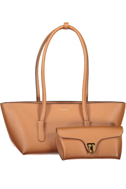 Coccinelle Double Beat Bag - Brown