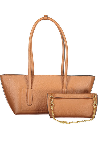Coccinelle Double Beat Bag - Brown