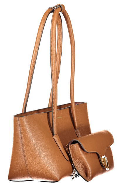 Coccinelle Double Beat Bag - Brown