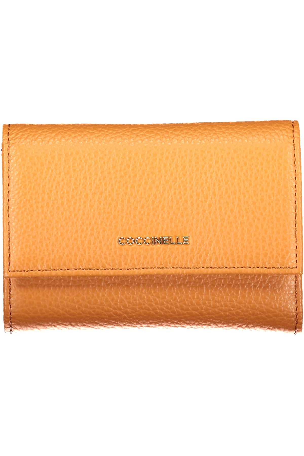 Coccinelle Metallic Soft Wallet - Orange