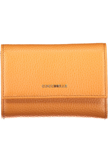 Coccinelle Metallic Soft Wallet - Orange