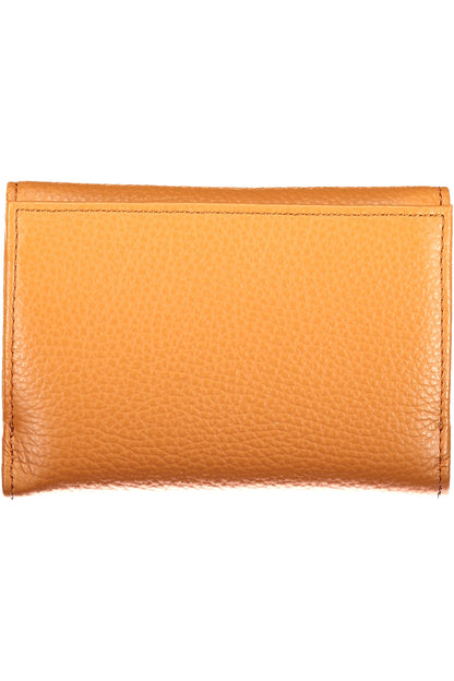 Coccinelle Metallic Soft Wallet - Orange