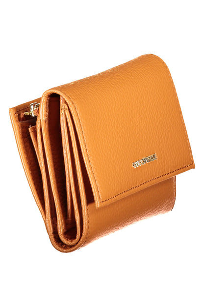 Coccinelle Metallic Soft Wallet - Orange