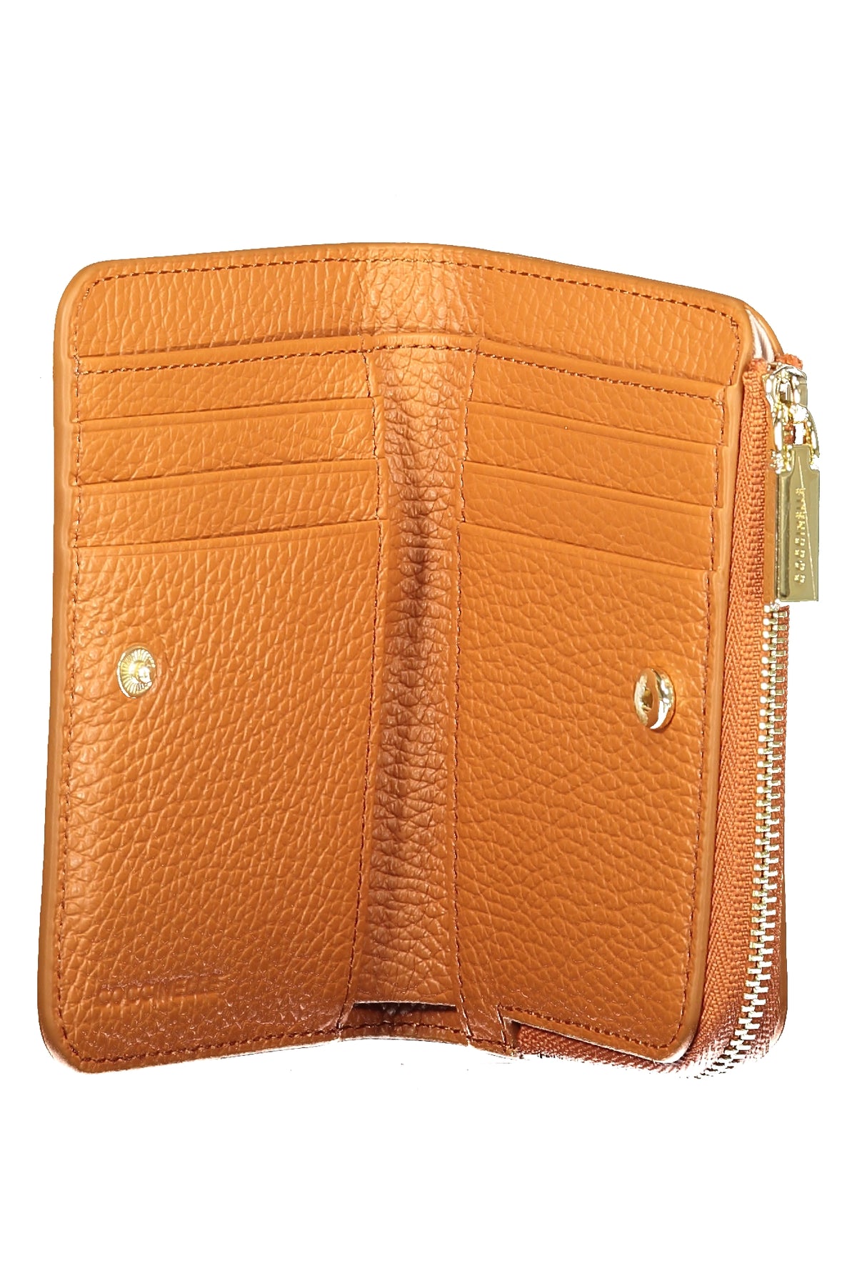 Coccinelle Metallic Soft Wallet - Orange