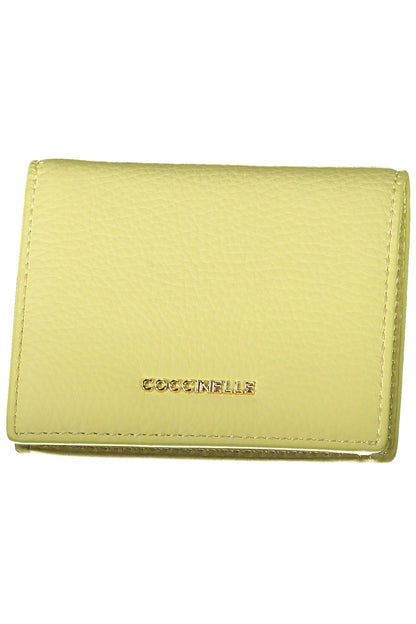 Coccinelle Wallet with 2 compartments - Yellow
