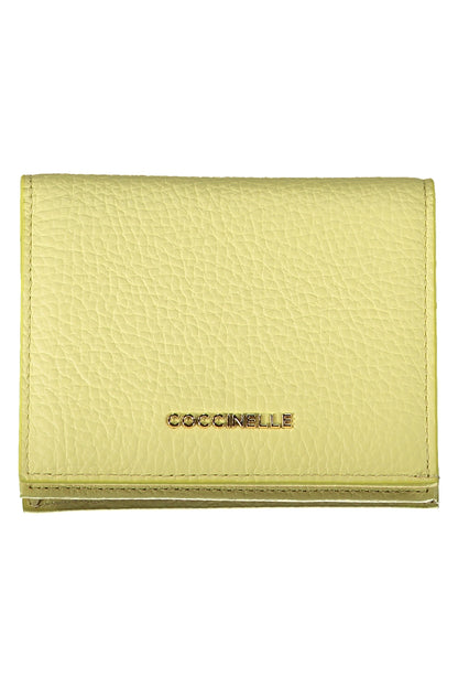 Coccinelle Wallet with 2 compartments - Yellow