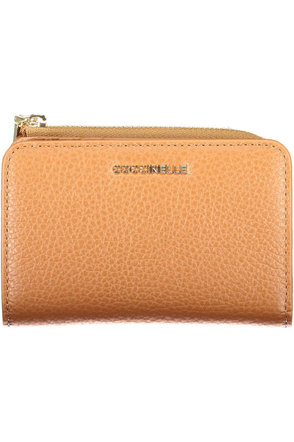 Coccinelle Metallic Soft Wallet - Brown