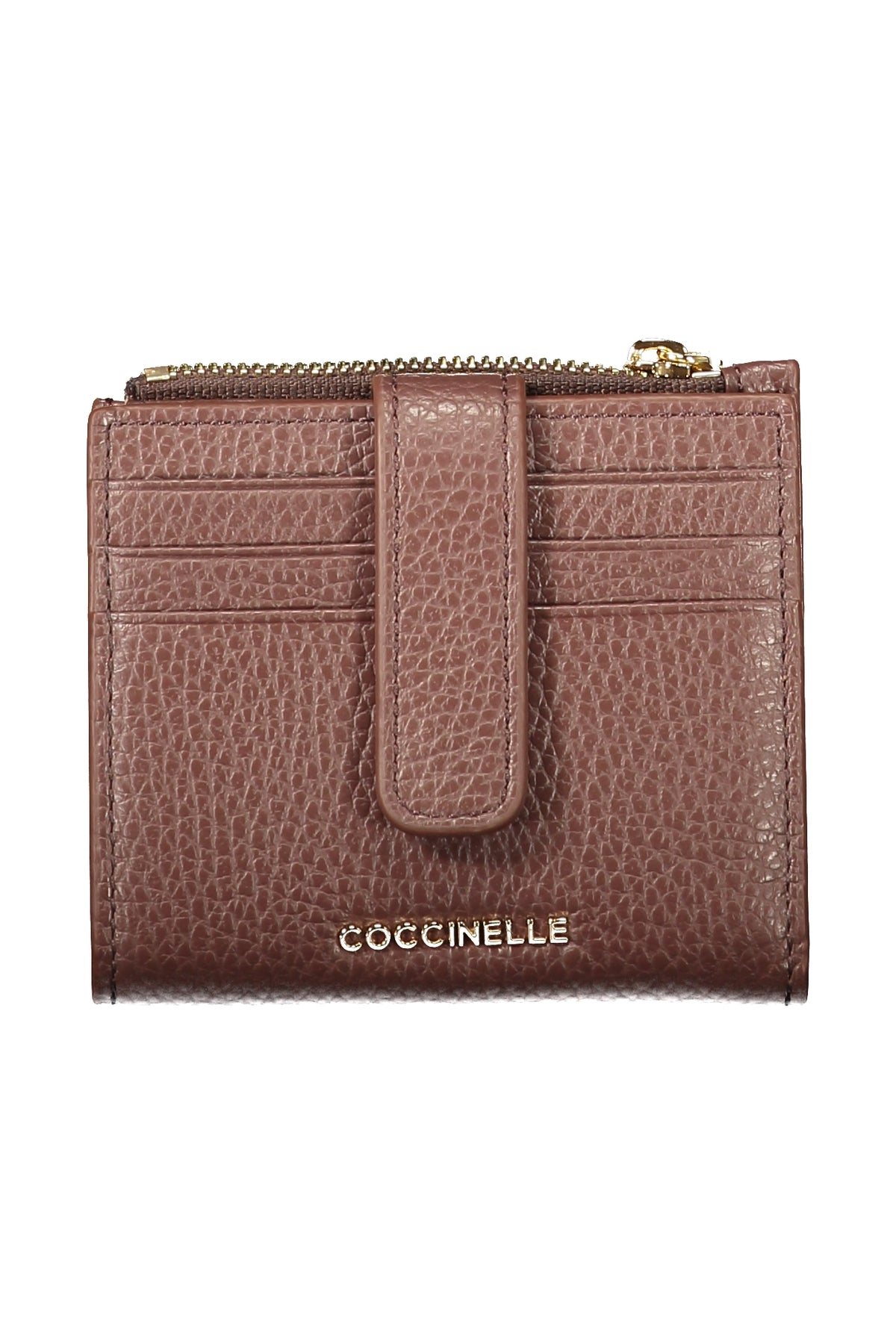 Coccinelle Metallic Soft Wallet - Brown