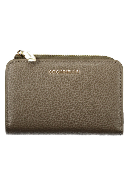 Coccinelle Metallic Soft Wallet - Brown