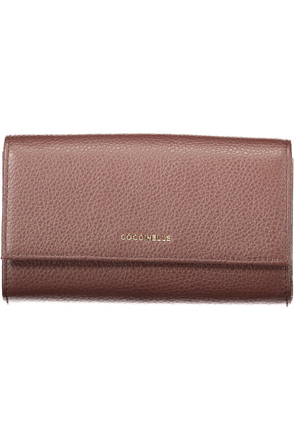 Coccinelle Metallic Soft Wallet - Brown
