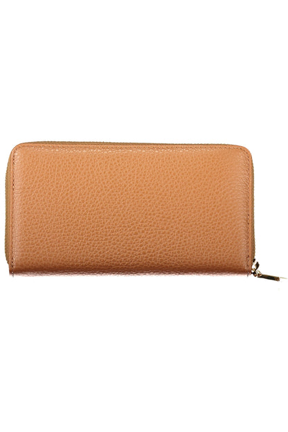 Coccinelle Metallic Soft Wallet - Brown