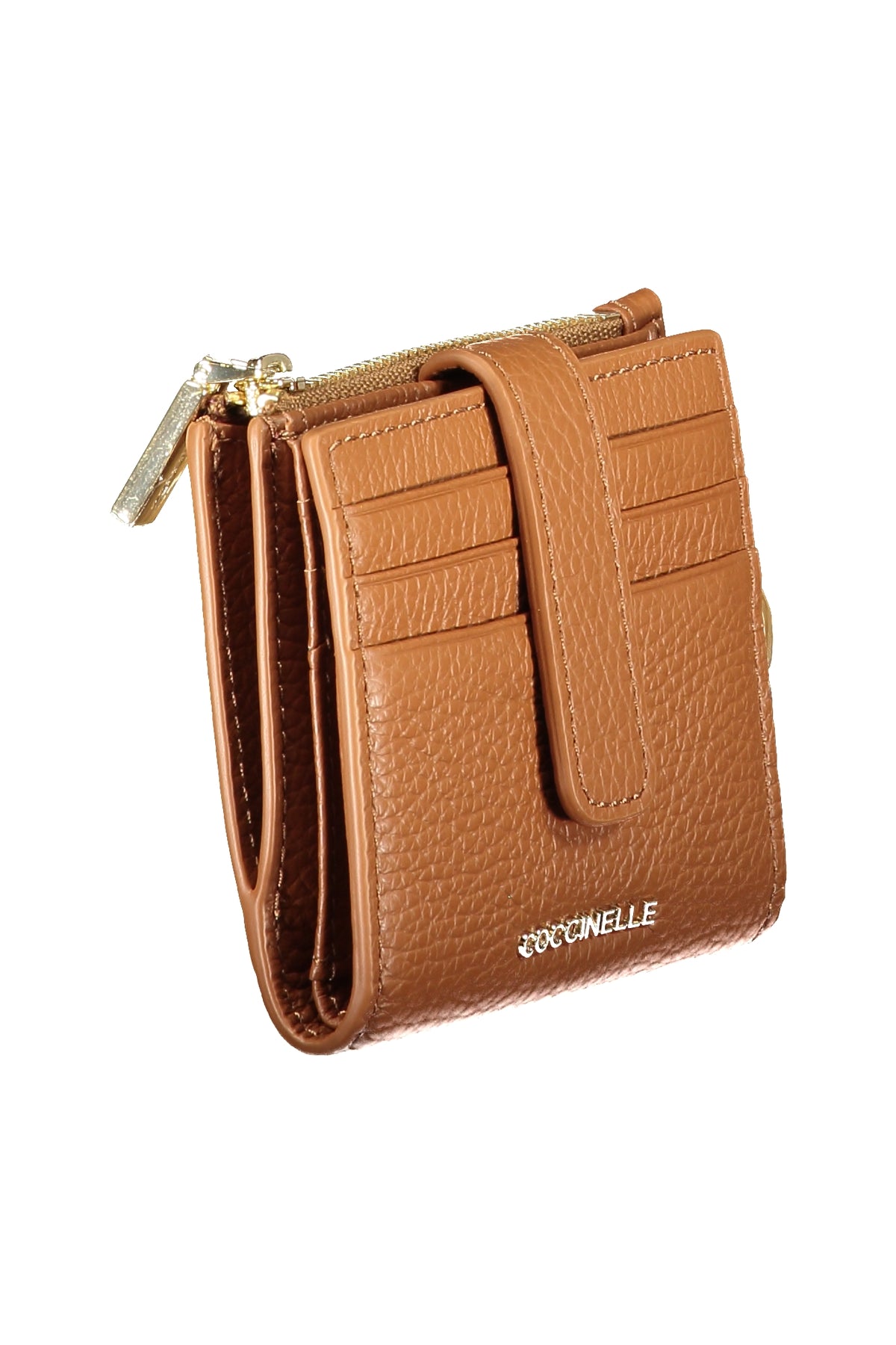 Coccinelle Metallic Soft Wallet - Brown