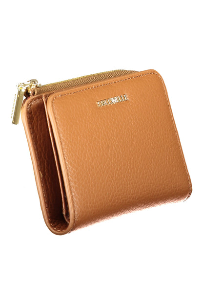 Coccinelle Metallic Soft Wallet - Brown