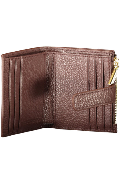 Coccinelle Metallic Soft Wallet - Brown