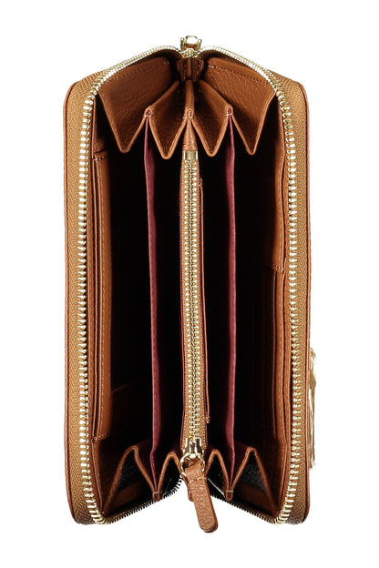 Coccinelle Metallic Soft Wallet - Brown