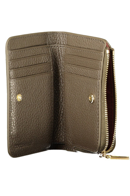 Coccinelle Metallic Soft Wallet - Brown