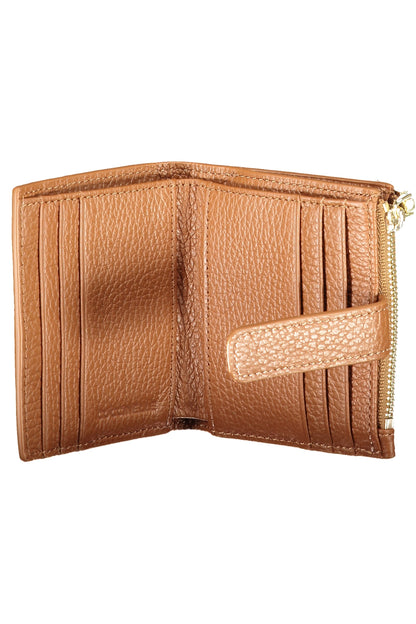 Coccinelle Metallic Soft Wallet - Brown