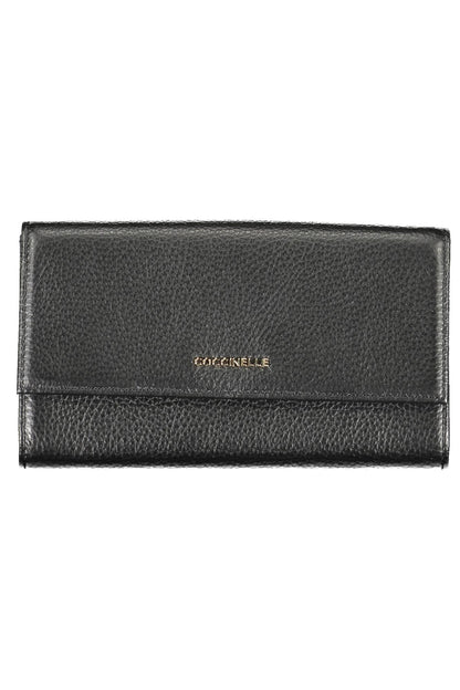 Coccinelle Doppia Apertura Wallet - Black