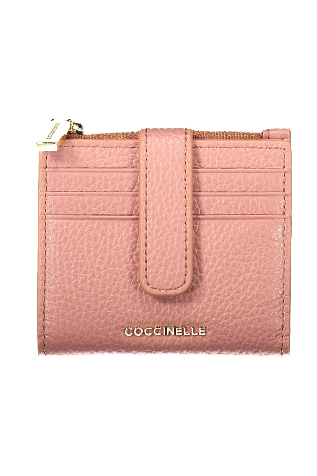 Coccinelle Metallic Soft Wallet - Pink