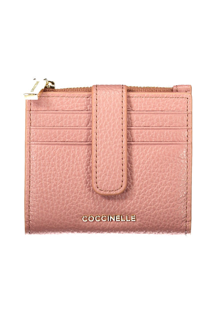 Coccinelle Metallic Soft Wallet - Pink