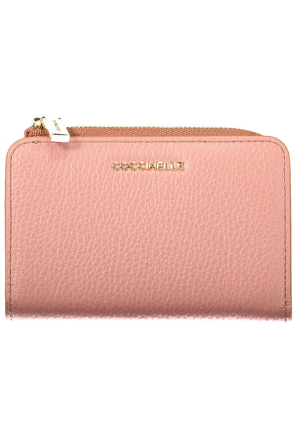 Coccinelle Metallic Soft Wallet - Pink