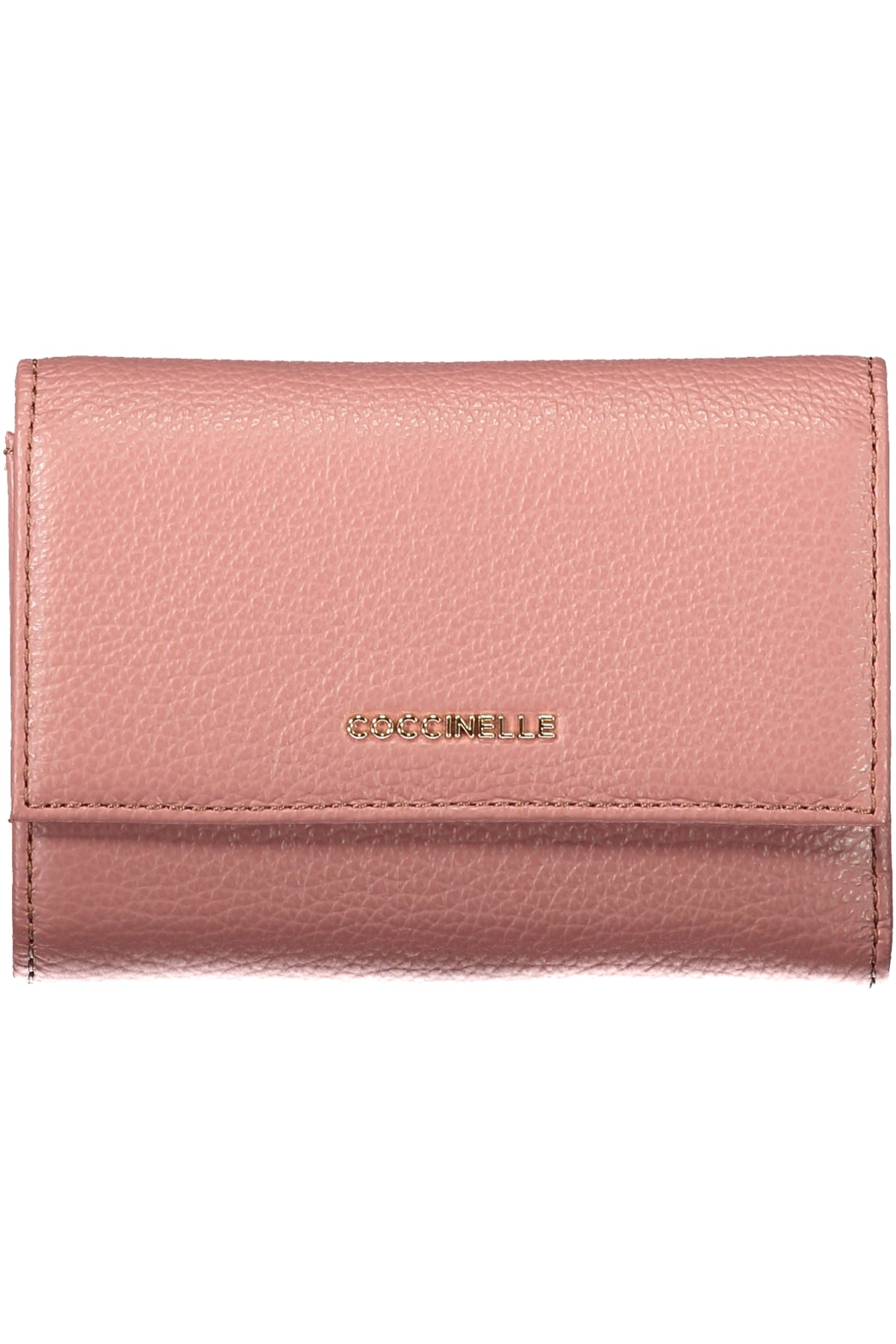 Coccinelle Metallic Soft Wallet - Pink