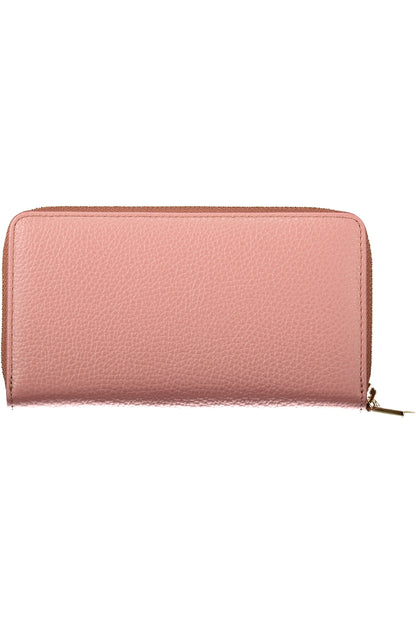 Coccinelle Metallic Soft Wallet - Pink