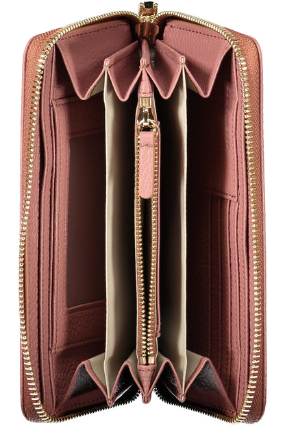 Coccinelle Metallic Soft Wallet - Pink