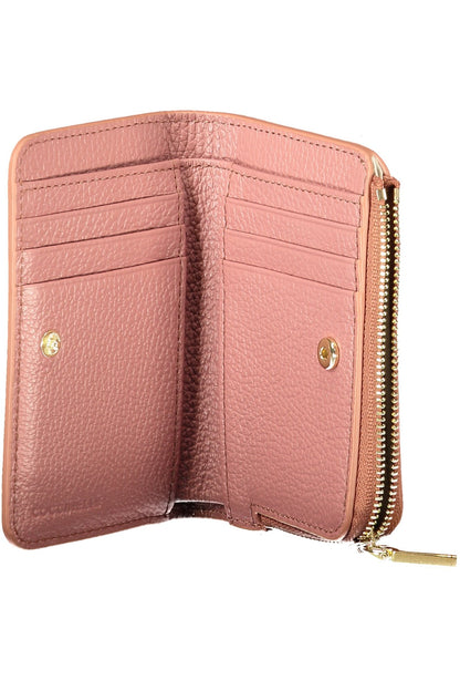 Coccinelle Metallic Soft Wallet - Pink